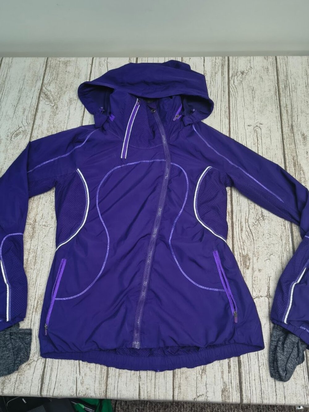Lululemon Purple Run Inspire Jacket With Hood